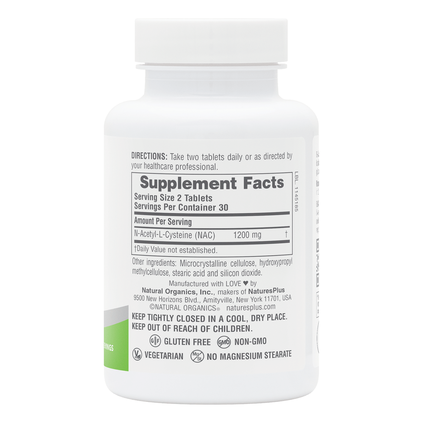 NAC 1200 (Sustained Release) — NaturesPlus