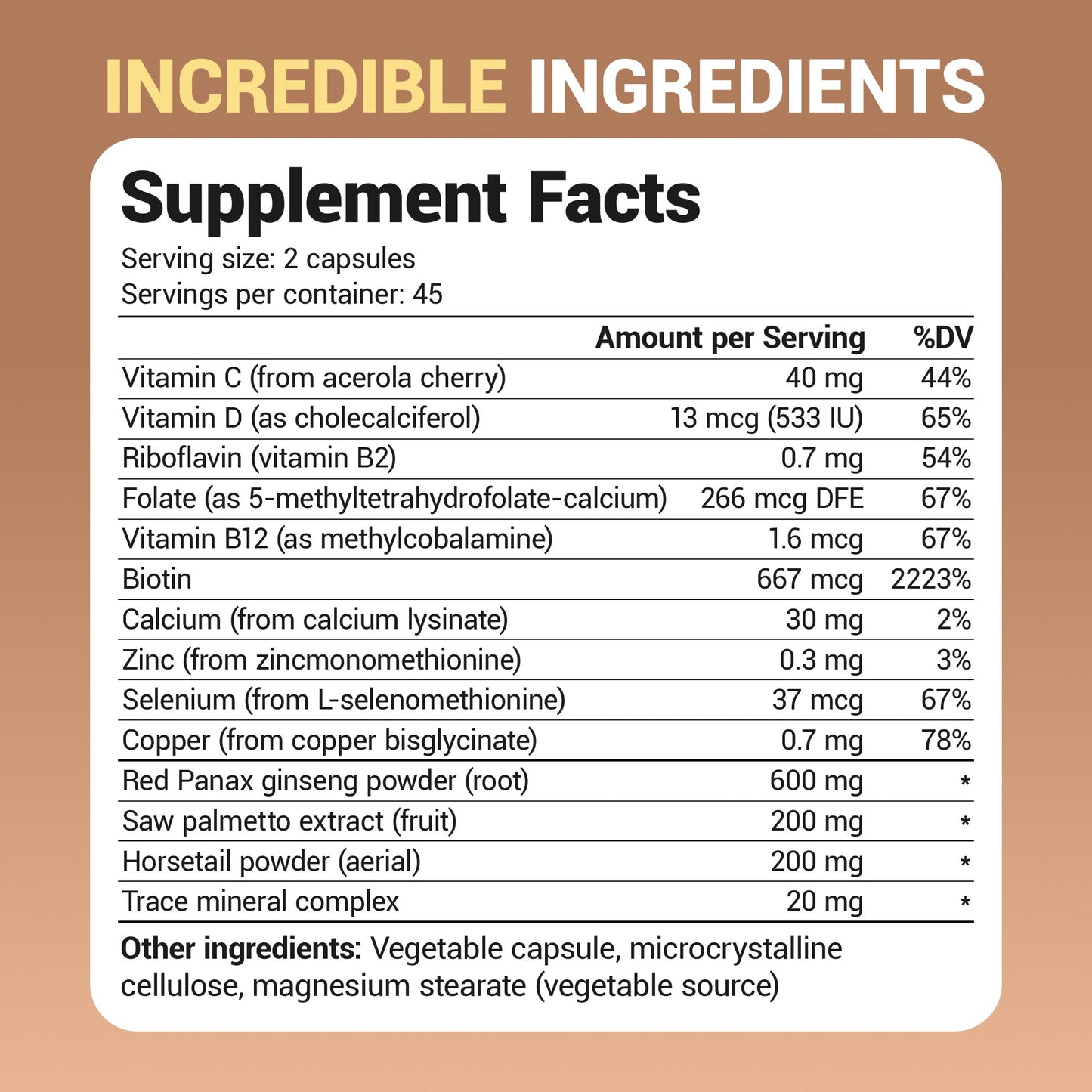 Hair Formula — Dr. Berg