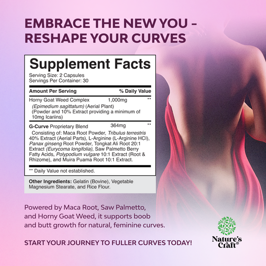 G-Curve for Women (60 Capsules) — Natures Craft