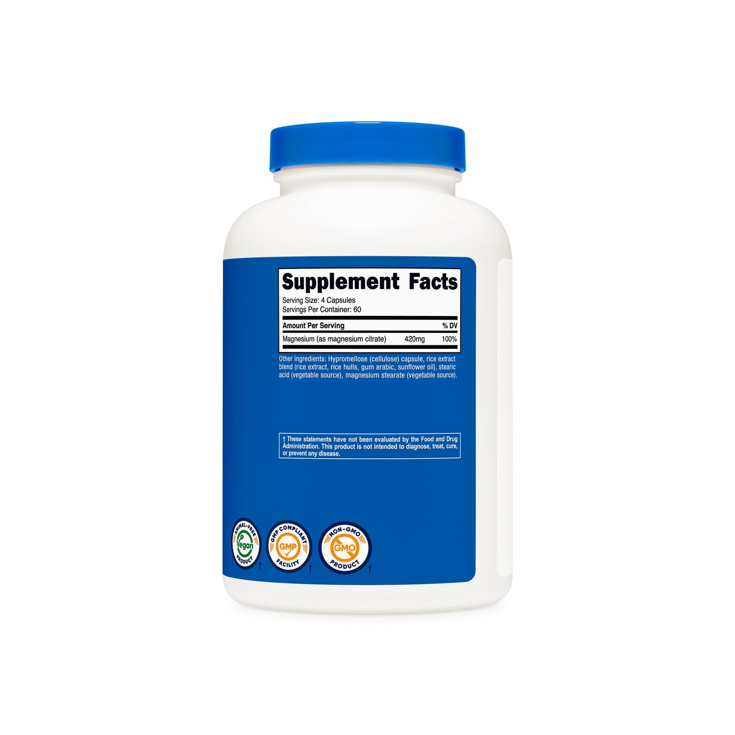 Magnesium Citrate 420mg — Nutricost