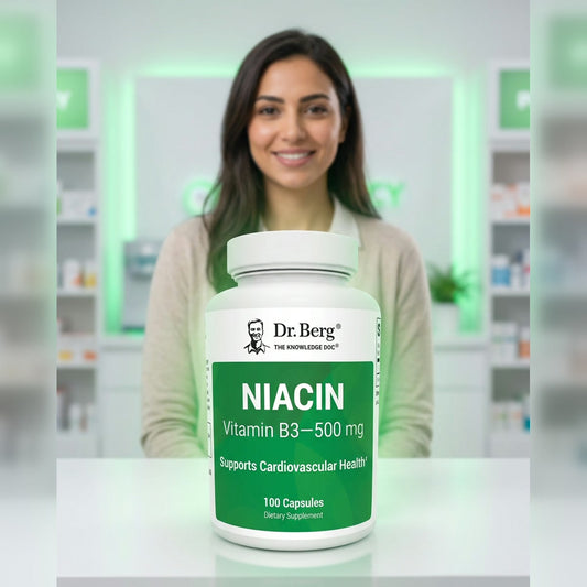 Niacin Vitamin B3 500mg — Dr. Berg