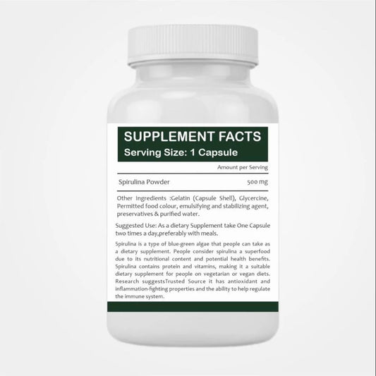 Spirulina Capsule — Kavya Herbal