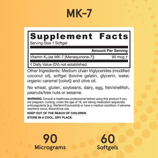 MK-7 Bioactive Vitamin K2 90mcg — Jarrow Formulas