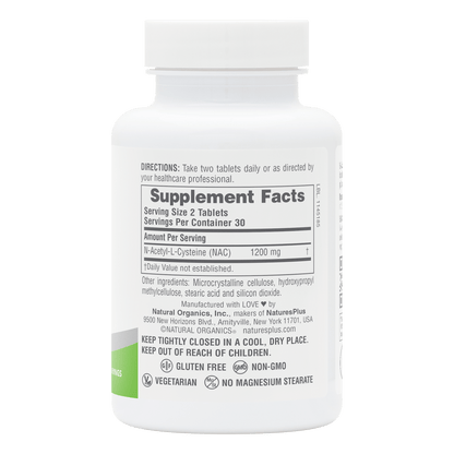 NAC 1200 (Sustained Release) — NaturesPlus