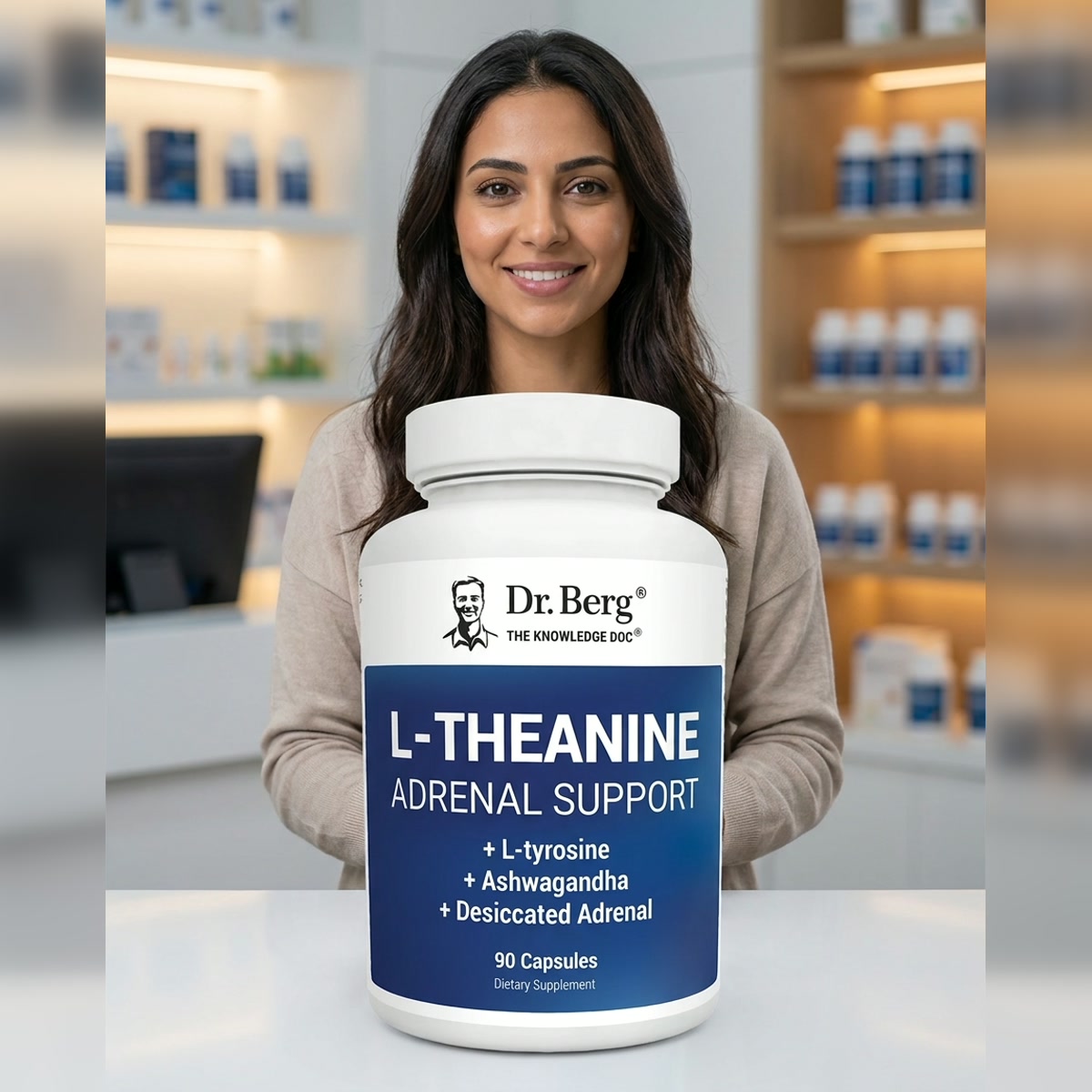 L-Theanine Adrenal Support — Dr. Berg