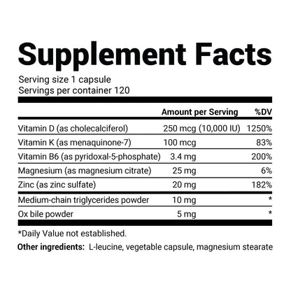 Vitamin D3 & K2 10,000 IU — Dr. Berg