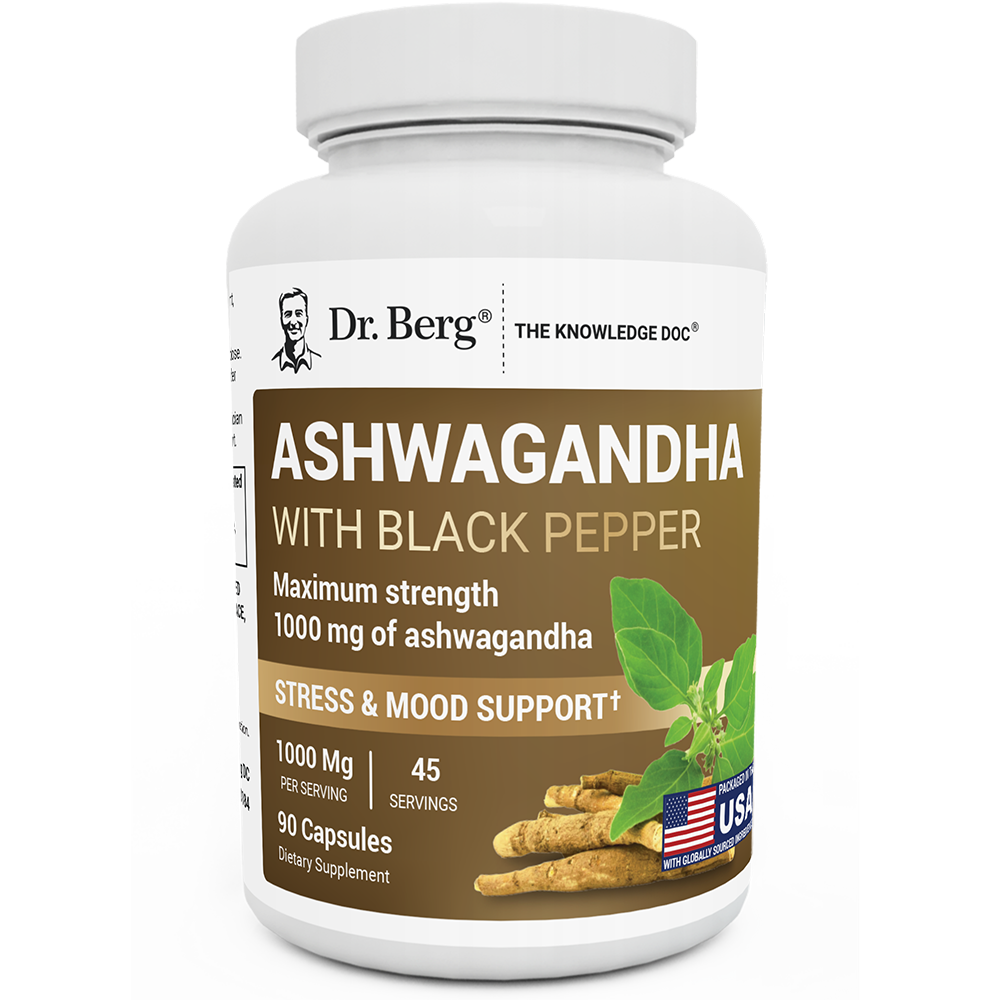 Ashwagandha with Black Pepper 1000mg — Dr. Berg