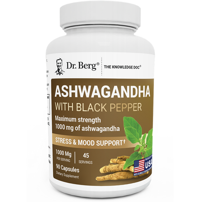 Ashwagandha with Black Pepper 1000mg — Dr. Berg