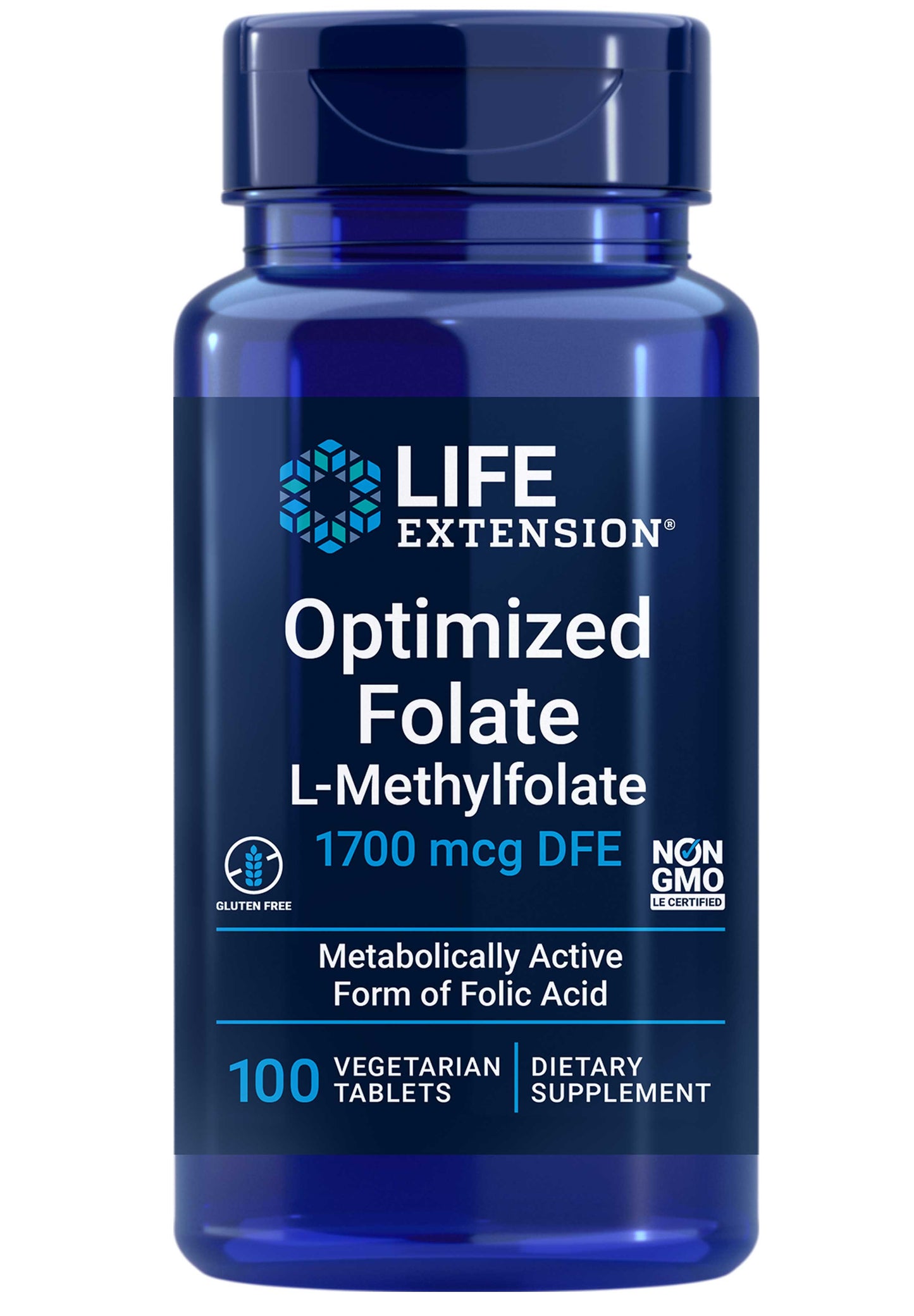 Optimized Folate L-Methylfolate 1700mcg DFE — Life Extension
