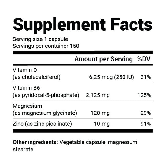Magnesium Glycinate 120mg — Dr. Berg