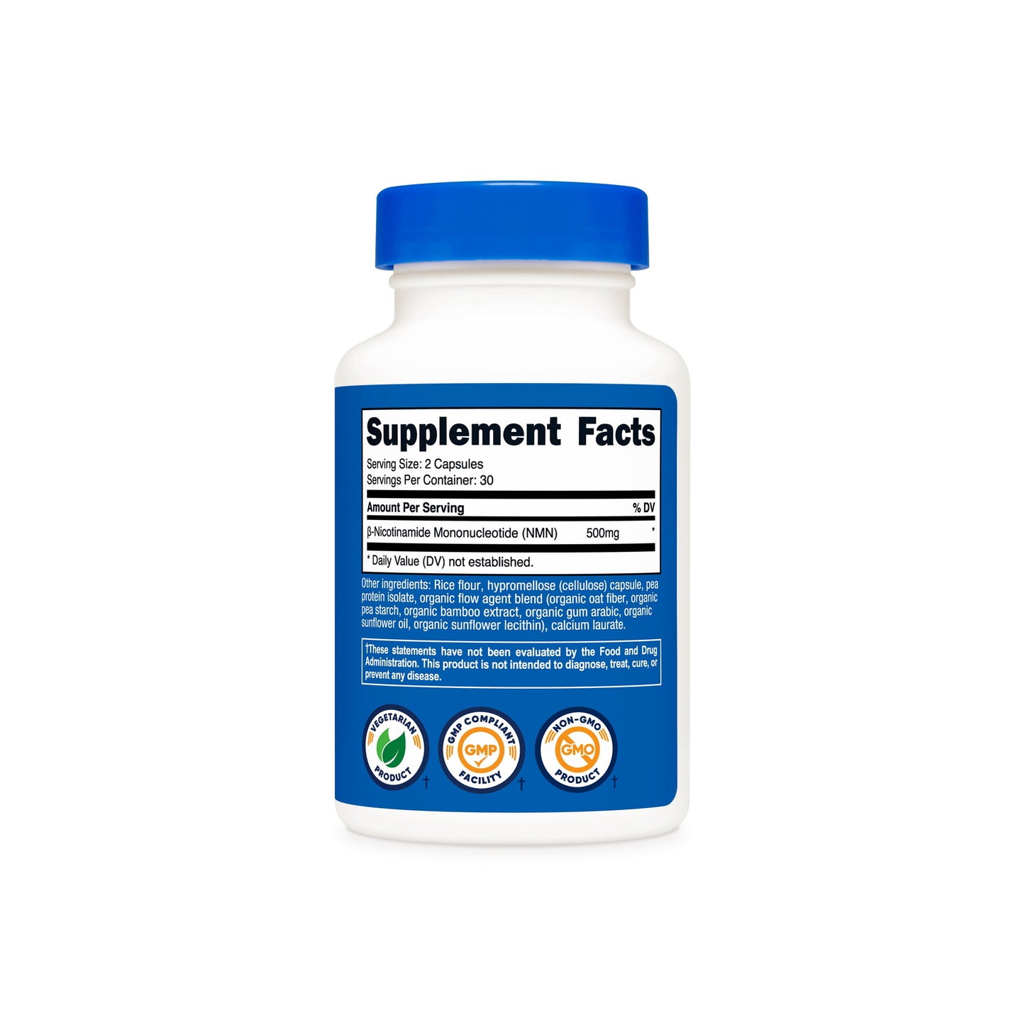 Nutricost NMN (β-Nicotinamide Mononucleotide) 500mg — Nutricost