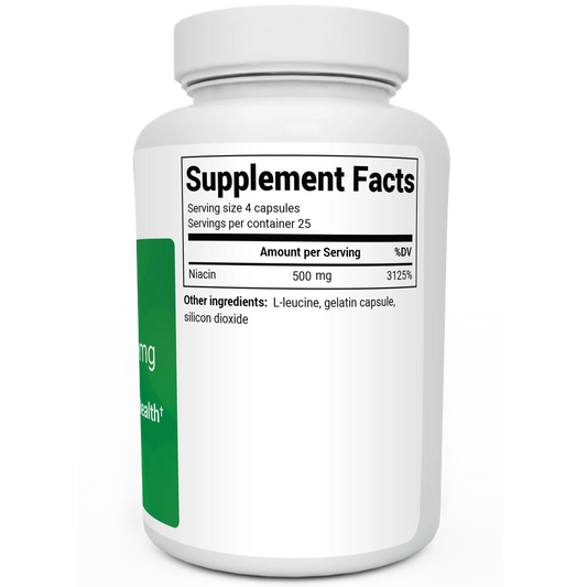 Niacin Vitamin B3 500mg — Dr. Berg