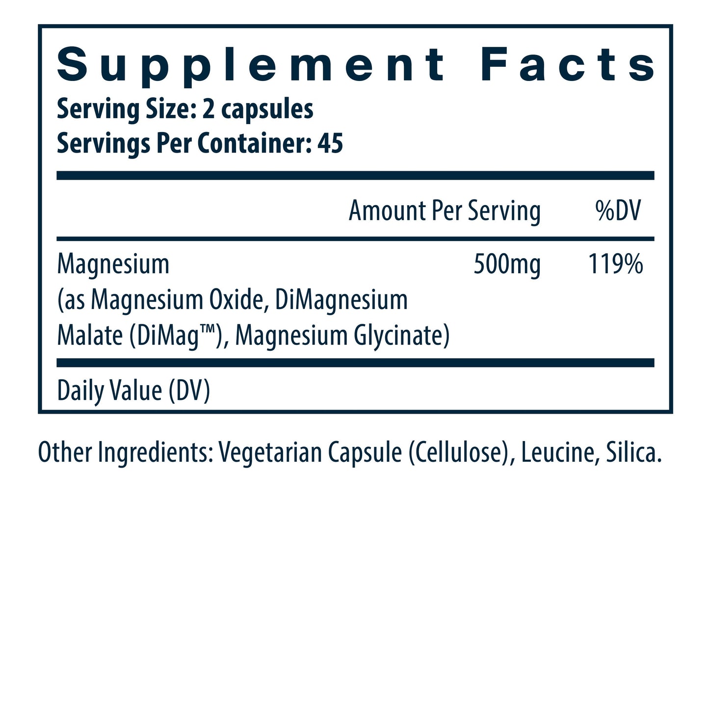 Vital Nutrients Triple Magnesium Complex — Vital Nutrients