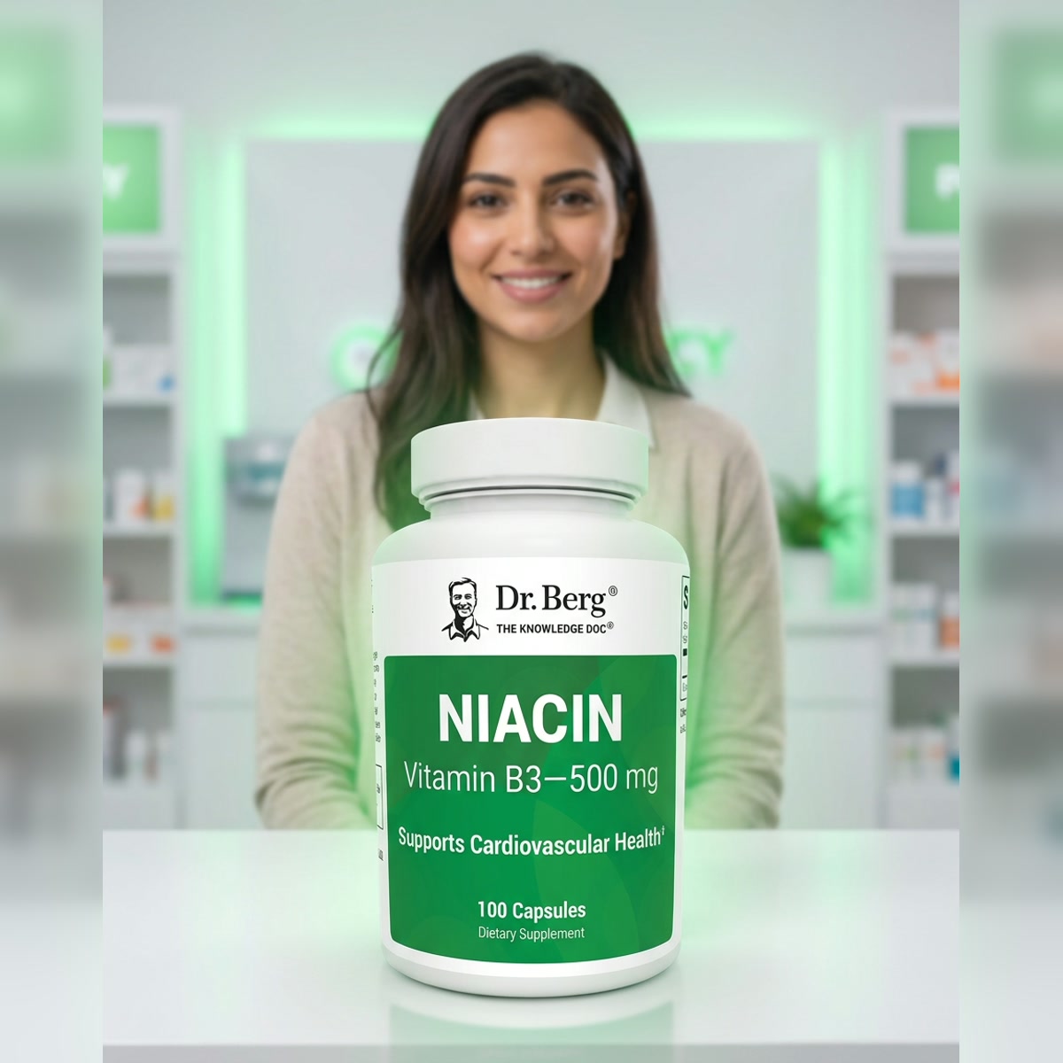 Niacin Vitamin B3 500mg — Dr. Berg